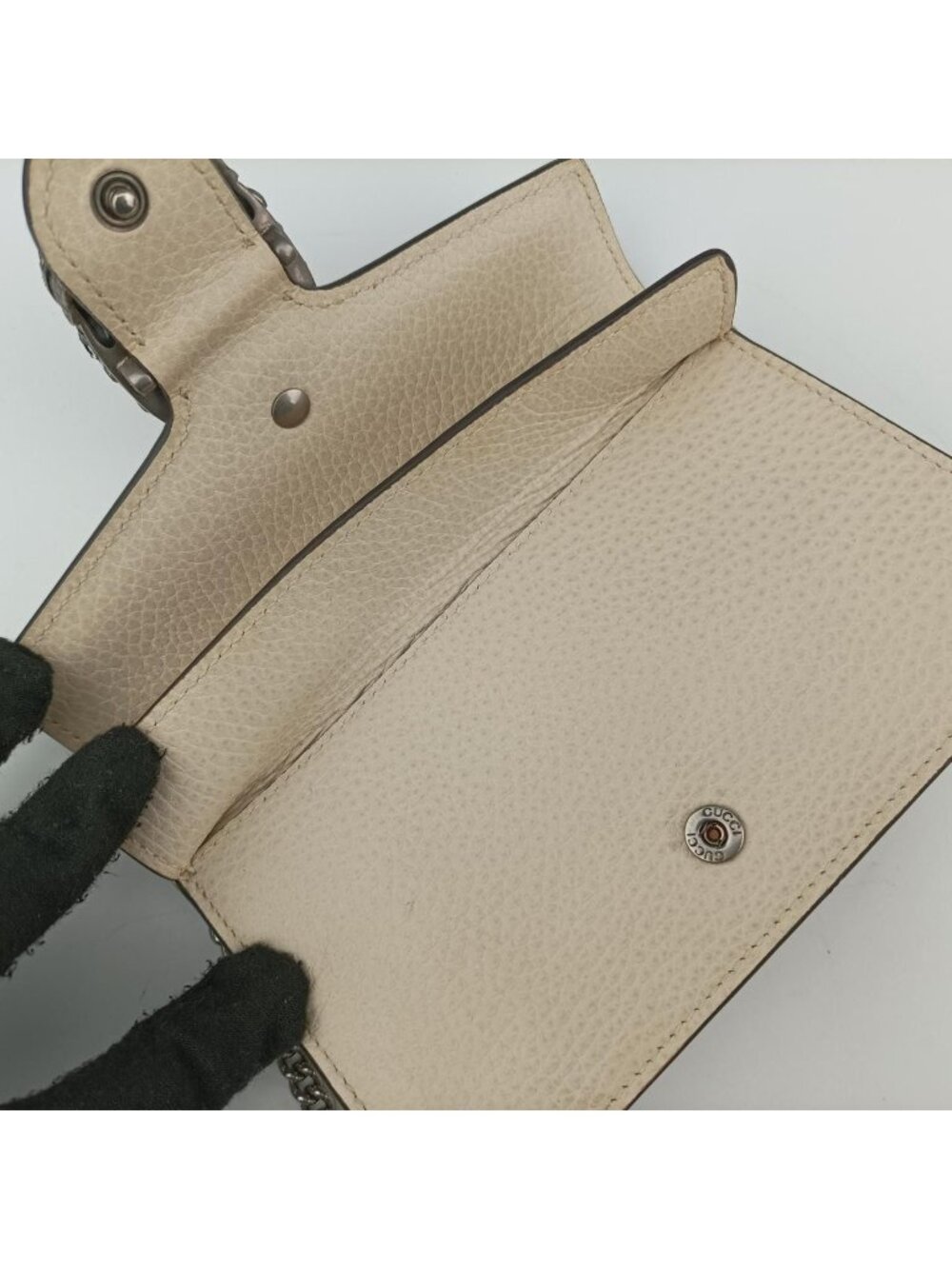 Gucci Dionysus White Leather Shoulder Bag - Picture 13 of 16